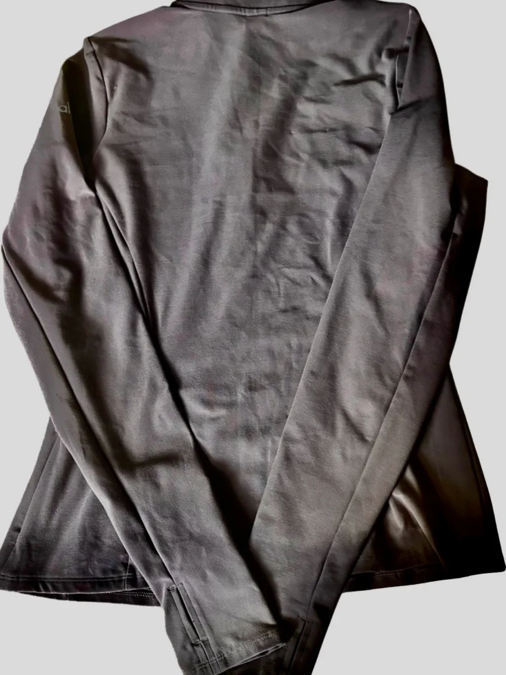 Alo Yoga Alosoft 1/2 Zip Rapid Pullover Light Brown  size M Gym Run Workout